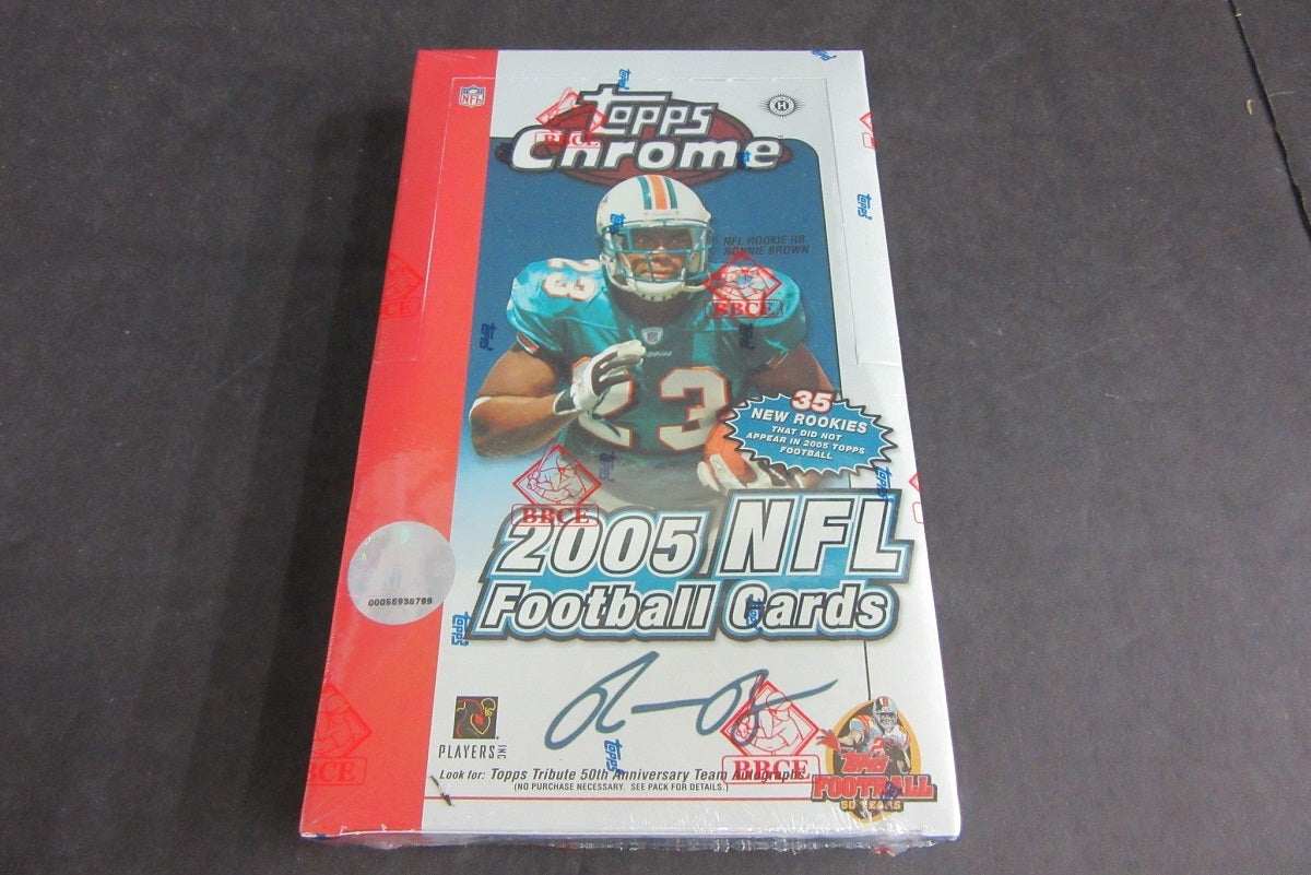 2005 Topps Chrome Football Box (Hobby) (BBCE)