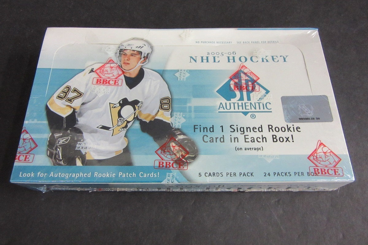 2005/06 Upper Deck SP Authentic Hockey Box (Hobby) (BBCE)