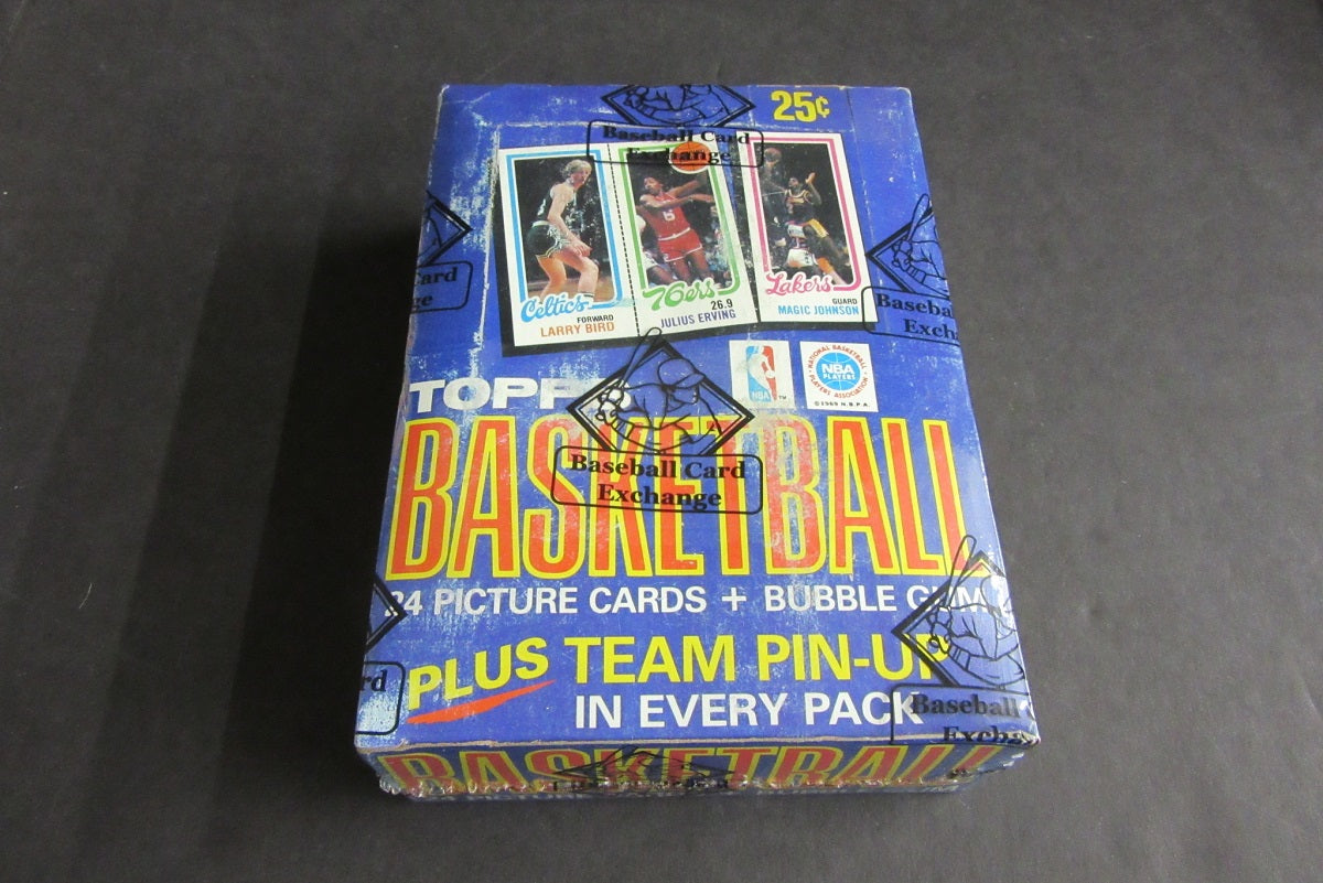 1980/81 Topps Basketball Unopened Wax Box (Bird/Erving/Johnson) (BBCE) (X1068)