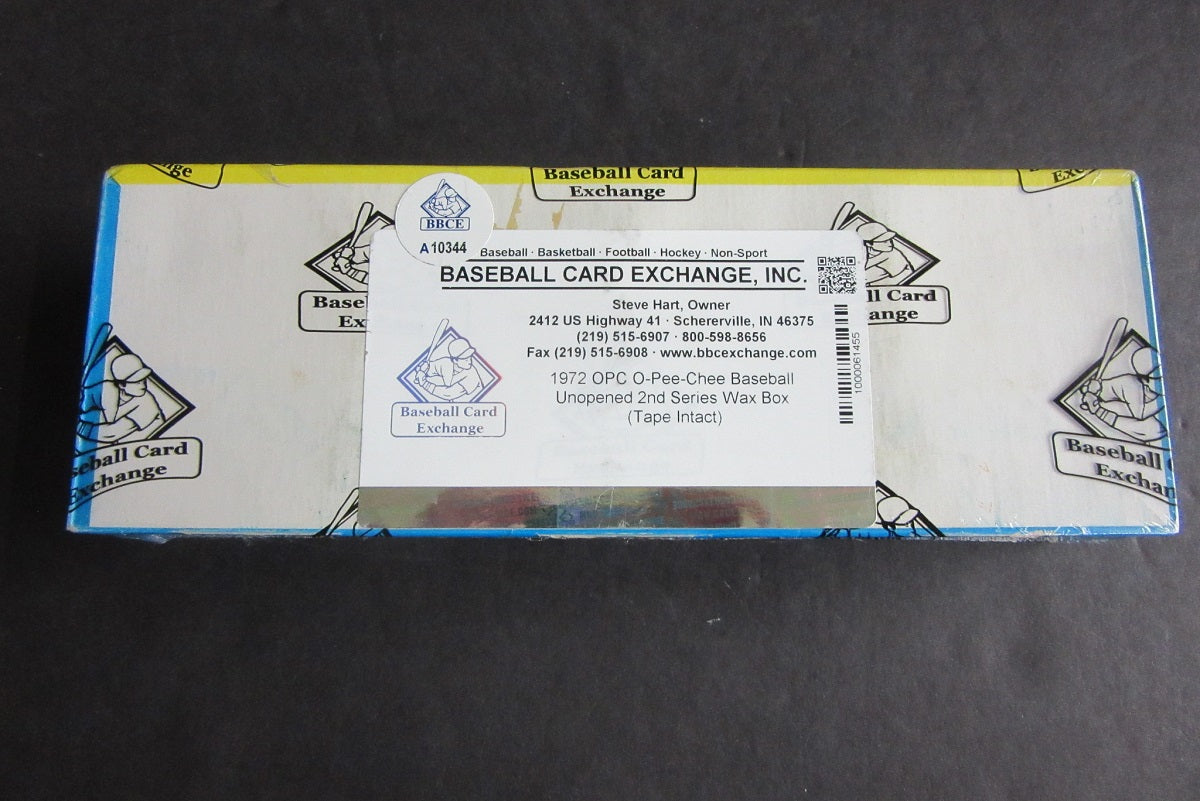 1972 OPC O-Pee-Chee Baseball Series 2 Unopened Wax Box (Tape) (BBCE) (A10344)
