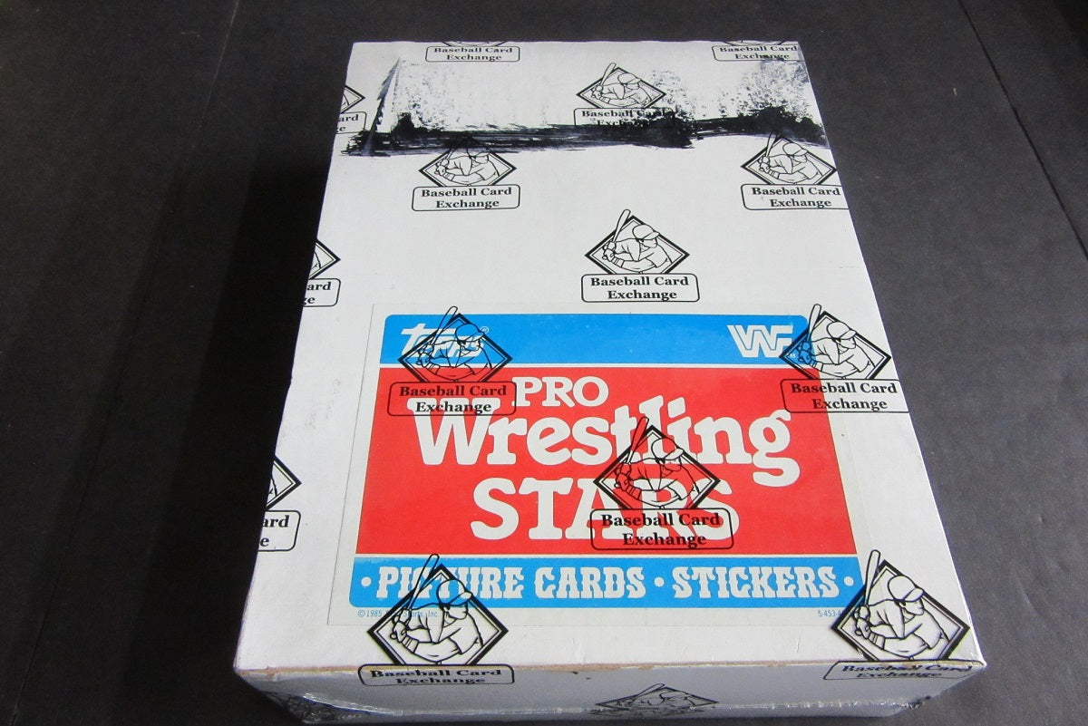 1985 Topps WWF Pro Wrestling Stars Unopened Rack Box (BBCE) (A11160) (Read)