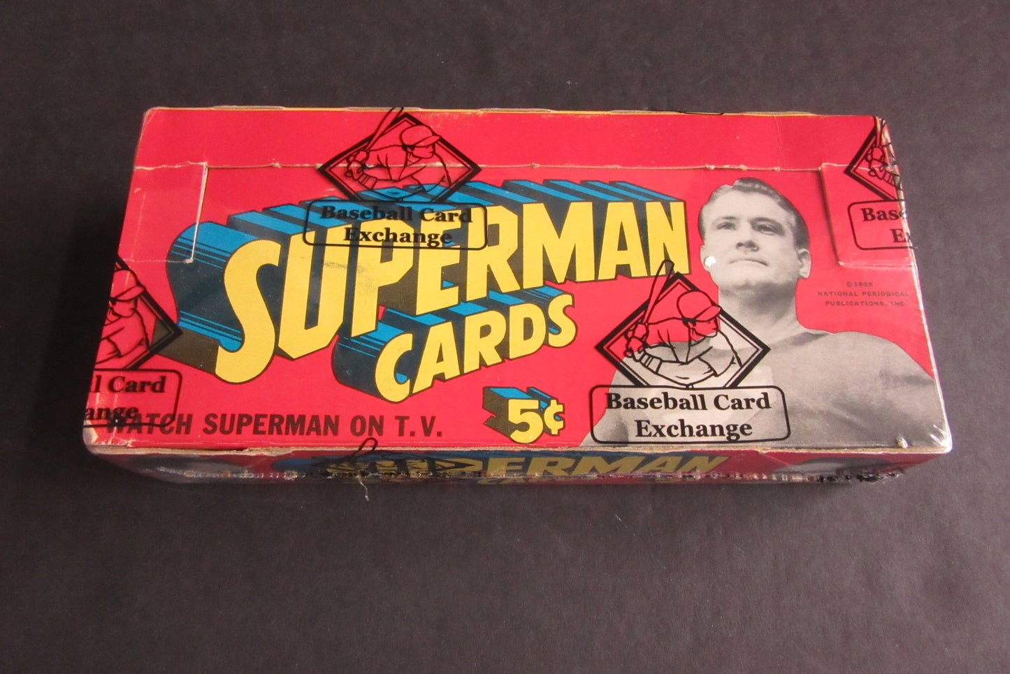 1966 National Periodical Superman Unopened Wax Box (BBCE) (A11566)