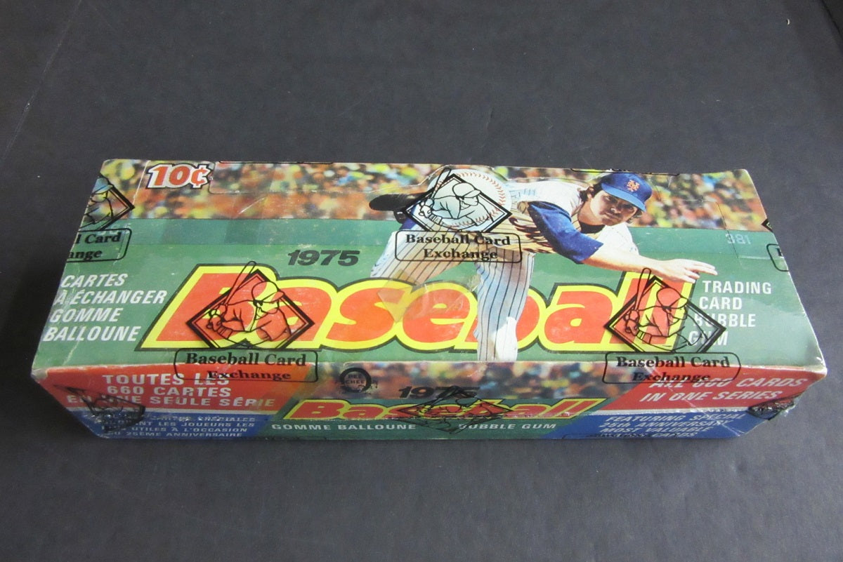 1975 OPC O-Pee-Chee Baseball Unopened Wax Box (BBCE) (X1062)