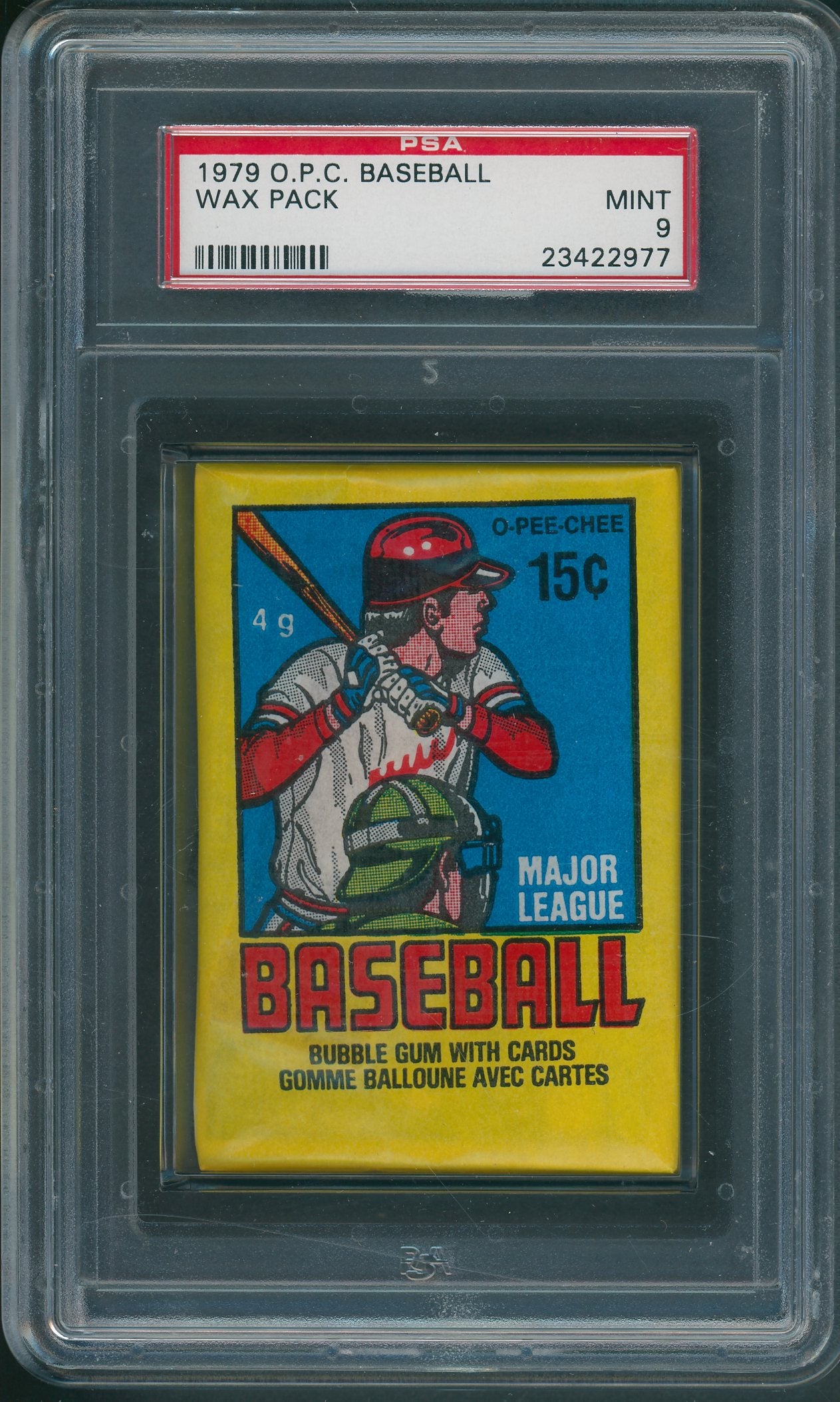 1979 OPC Baseball Wax Pack PSA 9 *2977