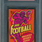 1973 Topps Football Unopened Wax Pack PSA 8 *8186