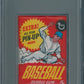 1967 Topps Baseball Unopened 1st Series Wax Pack PSA 7 *3387