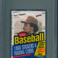 1988 Fleer Baseball Unopened Cello Pack PSA 9 Tony Gwynn Top *7505