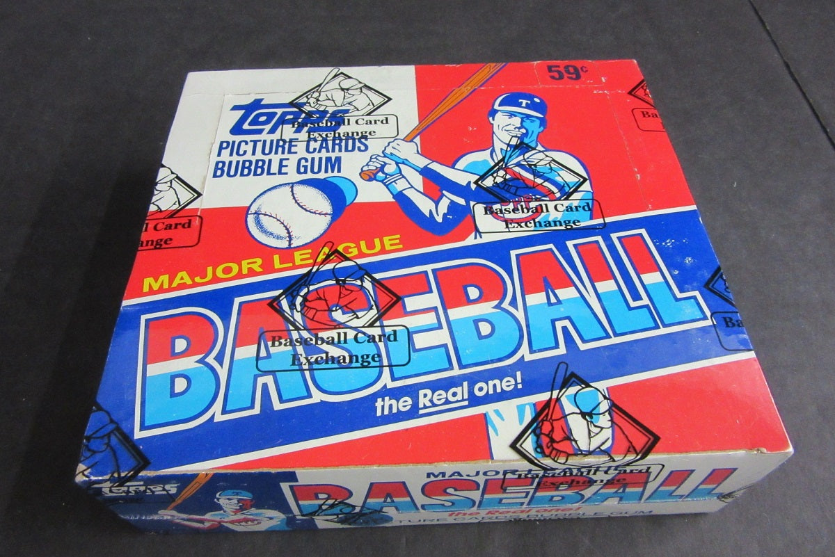 1985 Topps Baseball Unopened Cello Box (w/ stickers) (BBCE)