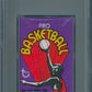 1972 1972/73 Topps Basketball Unopened Wax Pack PSA 8 *6724
