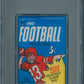 1968 Topps Football Unopened Wax Pack PSA 8 *8601