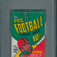 1970 Topps Football 2nd Series Wax Pack PSA 8 *8603