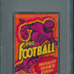 1973 Topps Football Unopened Wax Pack PSA 8 *8610