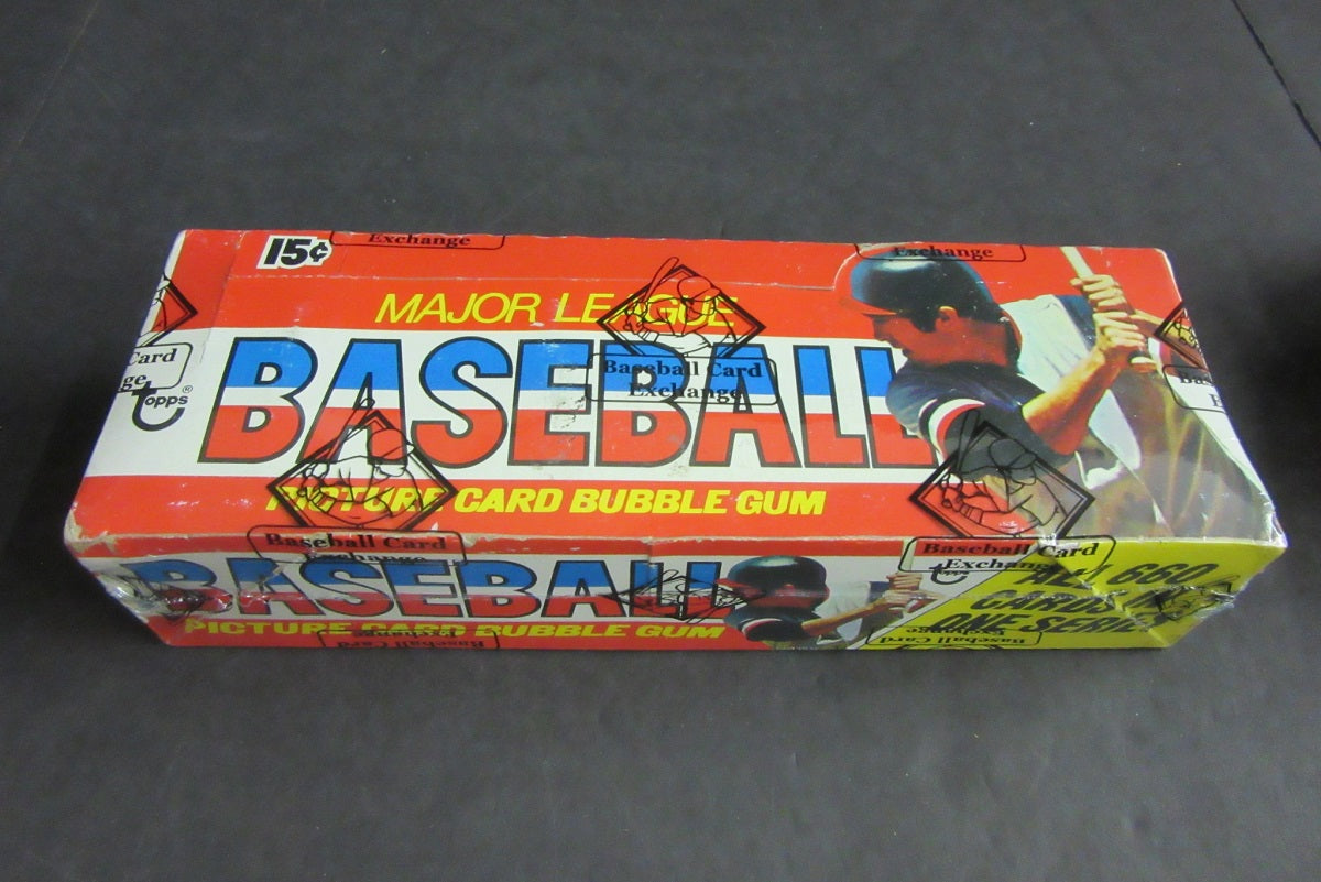 1976 Topps Baseball Unopened Wax Box (15 Cent) (BBCE) (X1142)