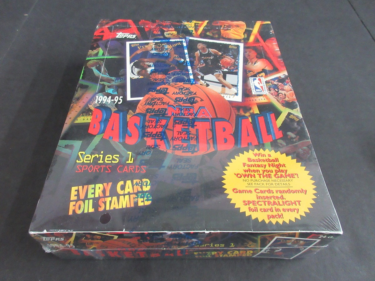 1994/95 Topps Basketball Series 1 Rack Box (24/33)