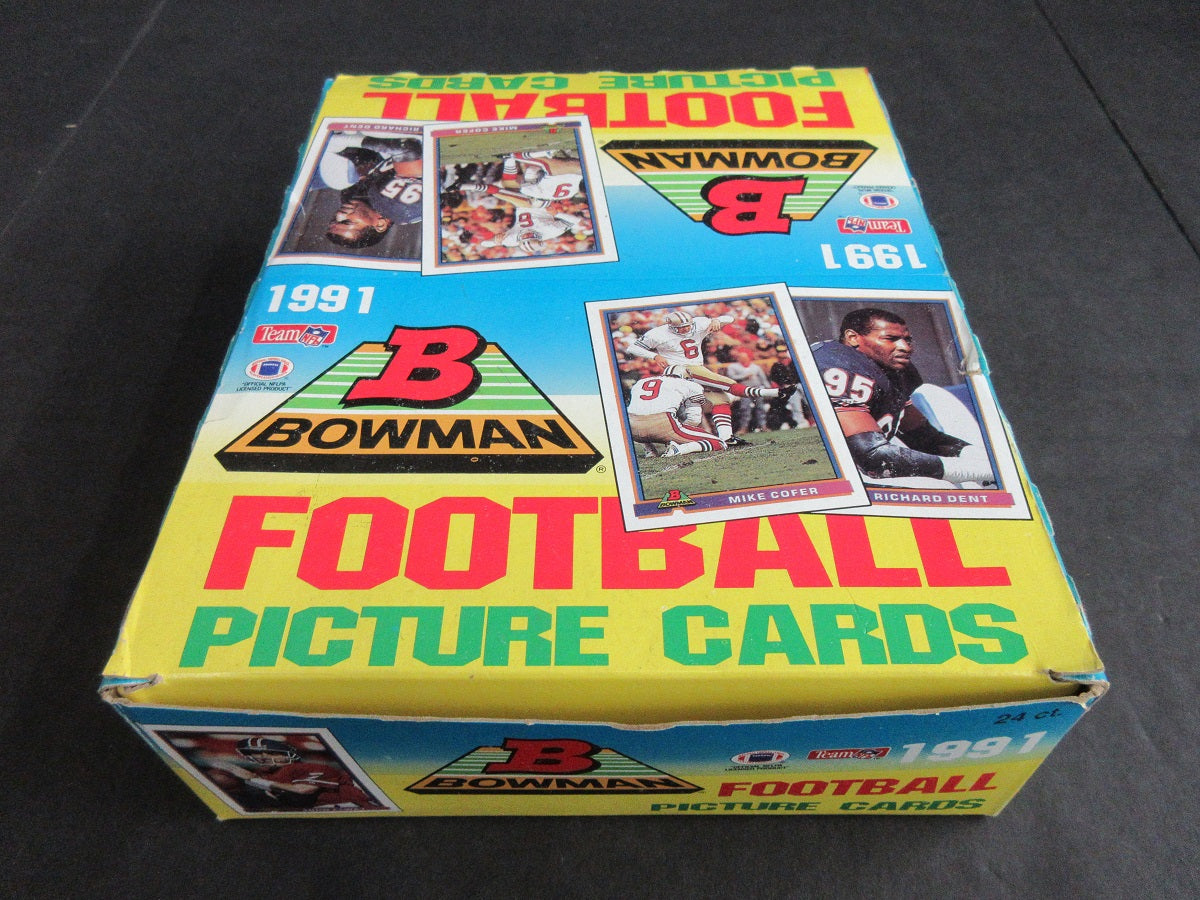 1991 Bowman Football Rack Box