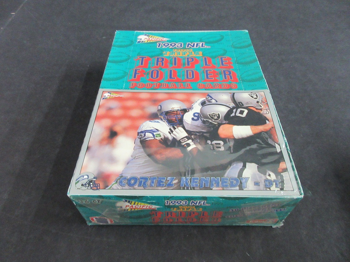 1993 Pacific Triple Folder Football Box