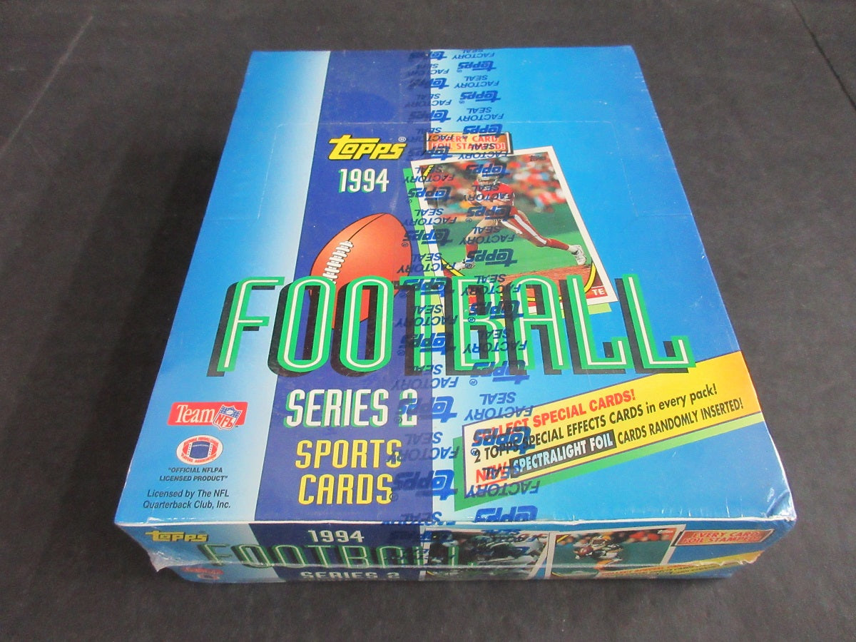 1994 Topps Football Series 2 Rack Box