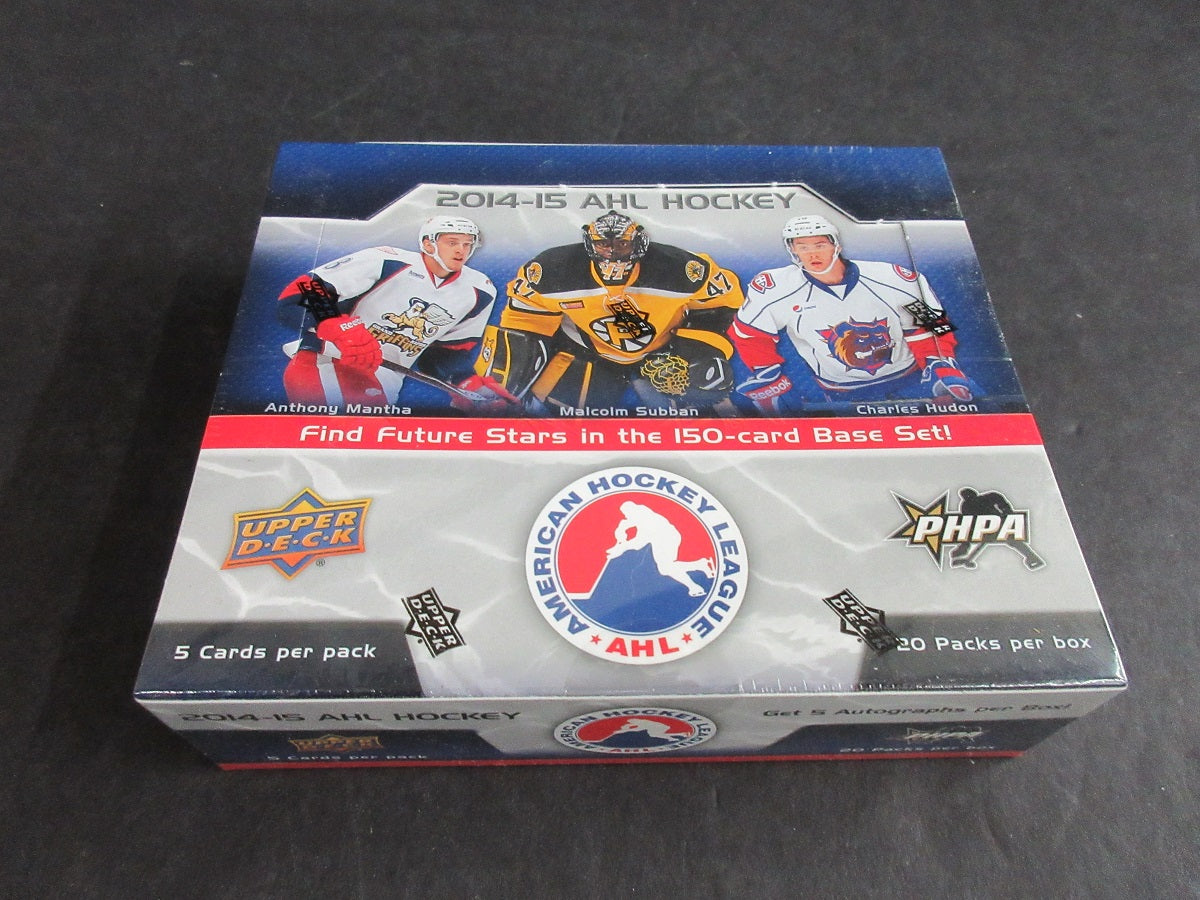 2014/15 Upper Deck AHL American Hockey League Hockey Box (Hobby) (20/5)