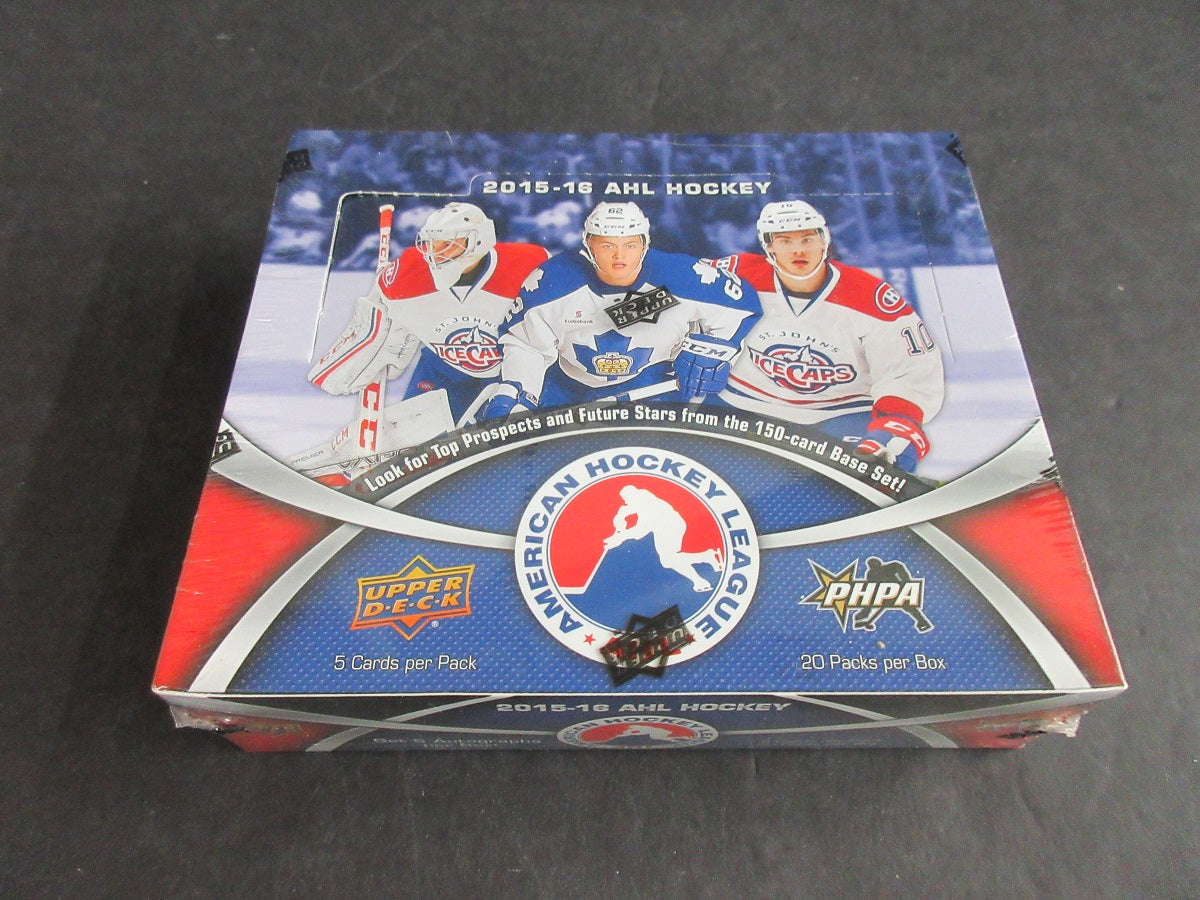 2015/16 Upper Deck AHL American Hockey League Hockey Box (Hobby) (20/5)