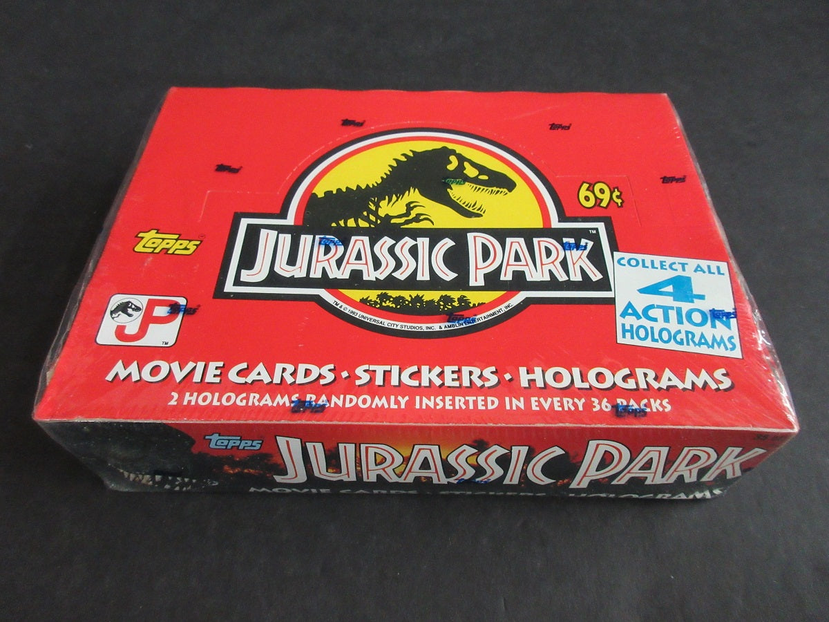 1992 Topps Jurassic Park Box (36/8)