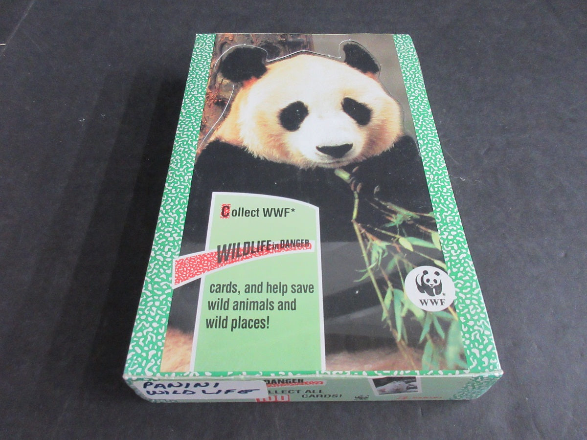 1992 Panini Wildlife In Danger Collector Cards Box (36/8)