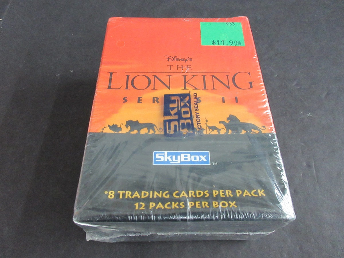 1994 Skybox Disney's The Lion King Series 2 Blaster Box (12/8)