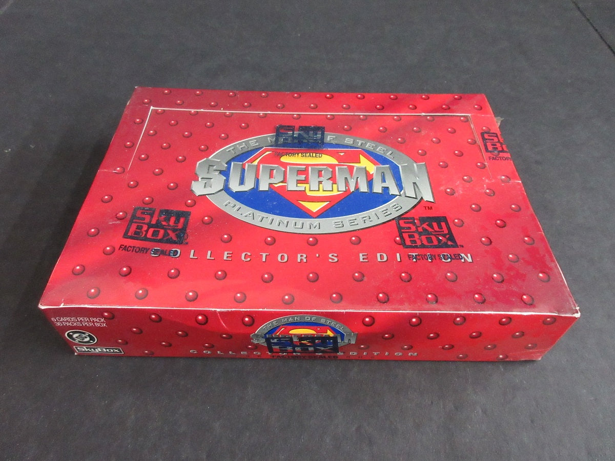 1994 Skybox Superman The Man Of Steel Platinum Series Collectors Edition Box