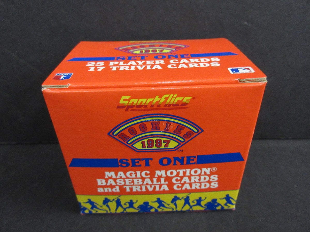 1987 Sportflics Baseball Rookies Series 1 Factory Set