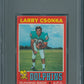 1971 Topps Football Unopened Series 1 Cello Pack Larry Csonka Top PSA 7 *7322