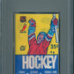 1985 1985/86 OPC O-Pee-Chee Hockey Unopened Wax Pack PSA 7