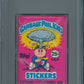 1985 Topps Garbage Pail Kids Unopened 1st Series Wax Pack PSA 6 (w/ price)