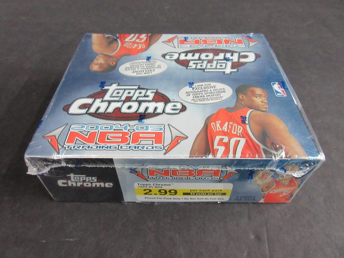 2004/05 Topps Chrome Basketball Box (Retail) (Priced) (24/4)