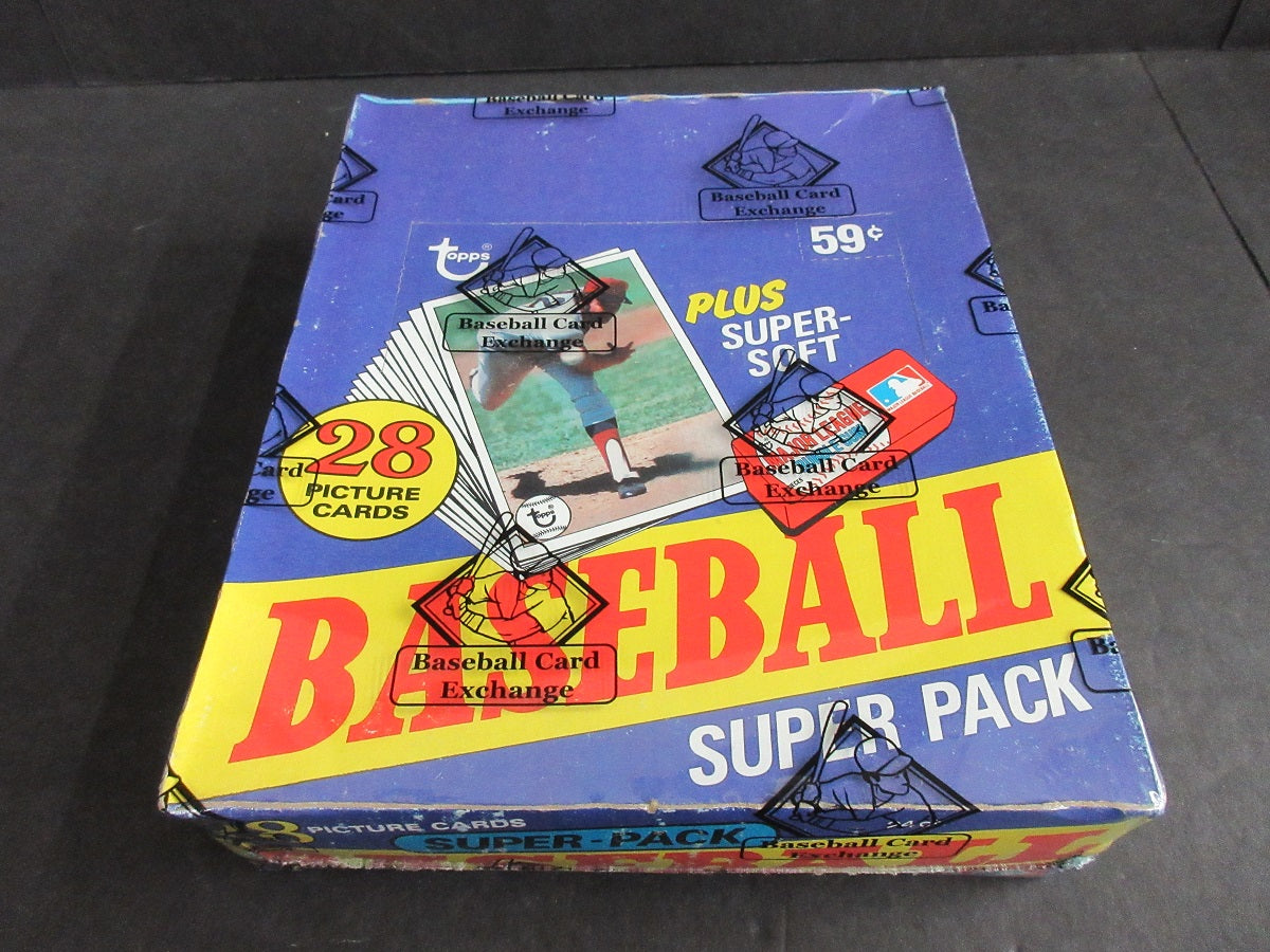 1980 Topps Baseball Unopened Super Cello Box (BBCE) (A10897)