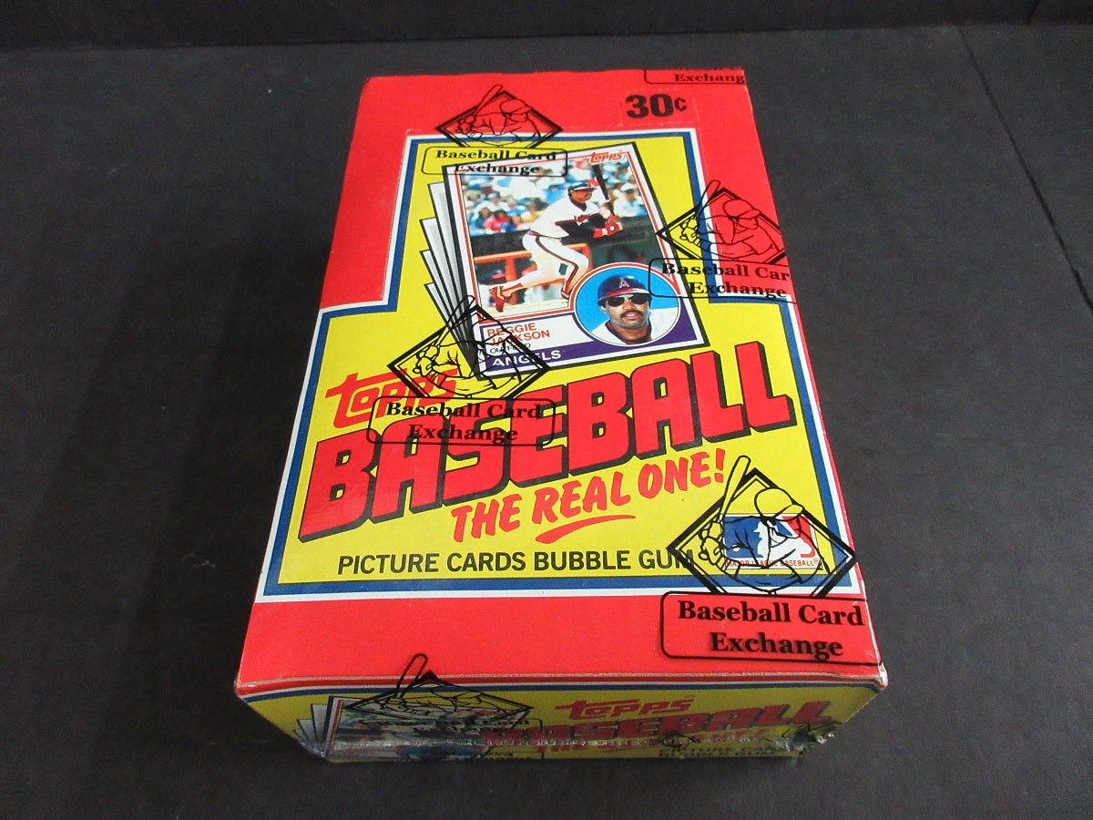 1983 Topps Baseball Unopened Michigan Test Box (FASC)