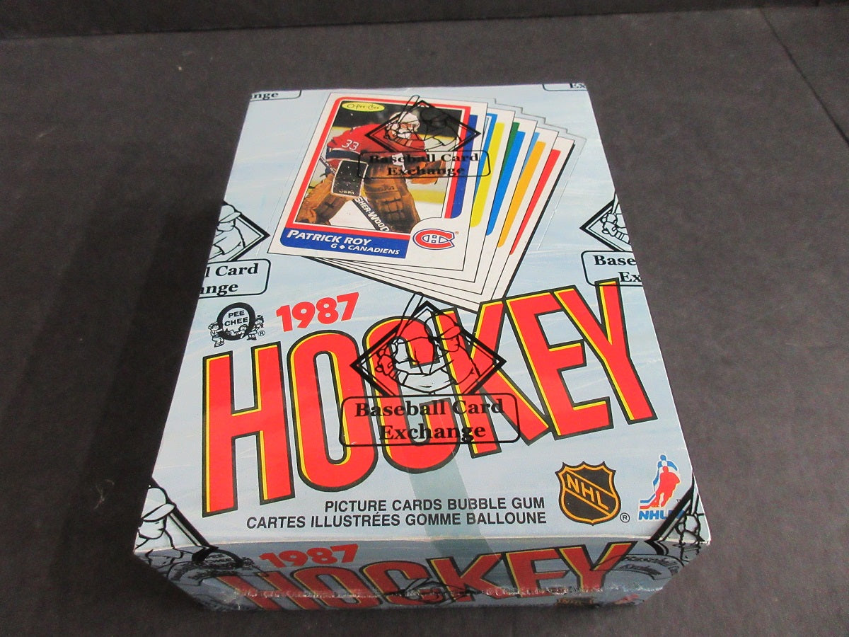 1986/87 OPC O-Pee-Chee Hockey Unopened Wax Box (BBCE)