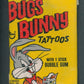 1971 Topps Bugs Bunny Tattoos Unopened Wax Pack