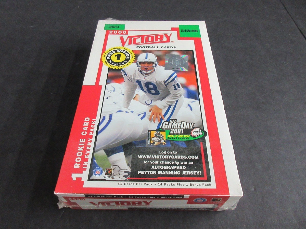 2000 Upper Deck Victory Football Blaster Box (15/12)