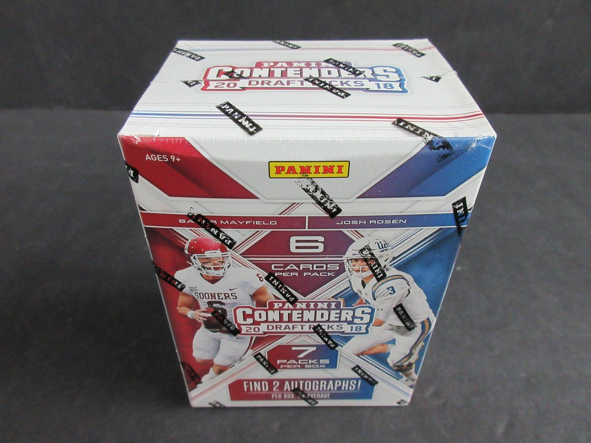 2018 Panini Contenders Draft Picks Football Blaster Box (7/6)