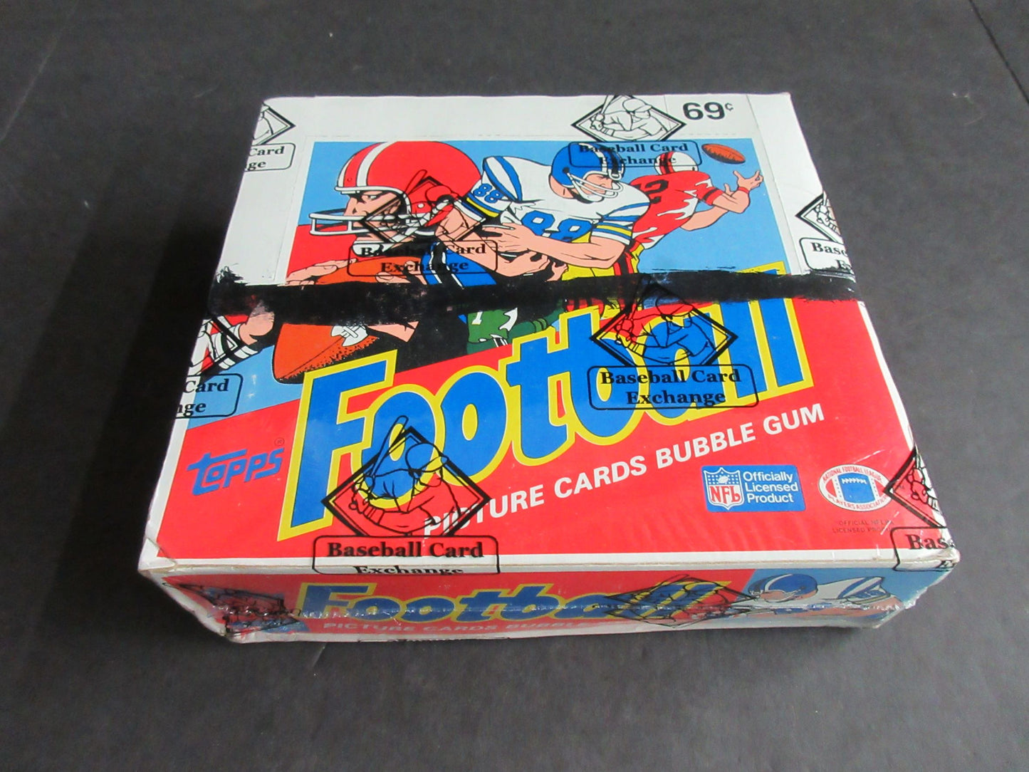 1986 Topps Football Unopened Cello Box (BBCE) (X-Out)