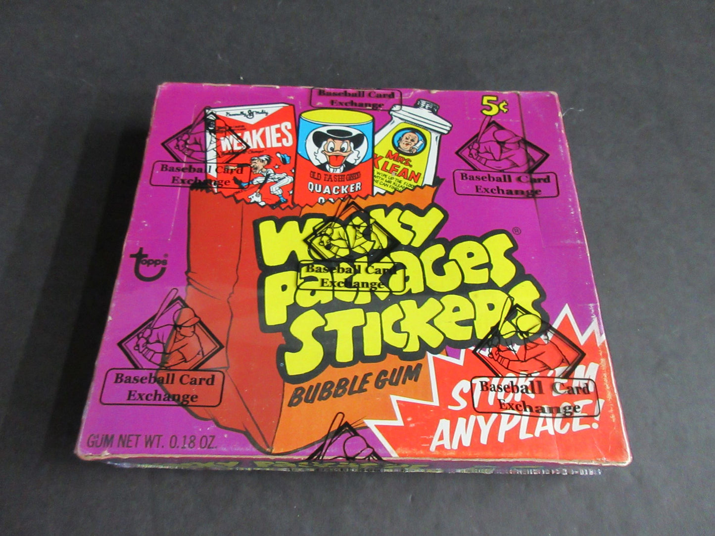 1973 Topps Wacky Packages Unopened Series 1 Wax Box (BBCE) (X1322)