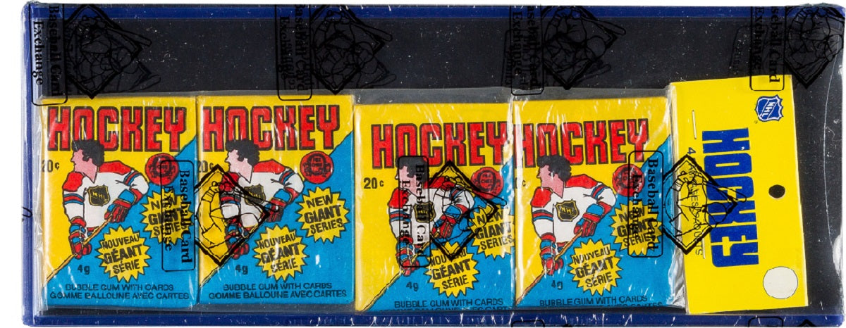 1980/81 OPC O-Pee-Chee Hockey Unopened Wax Pack Rack Pack