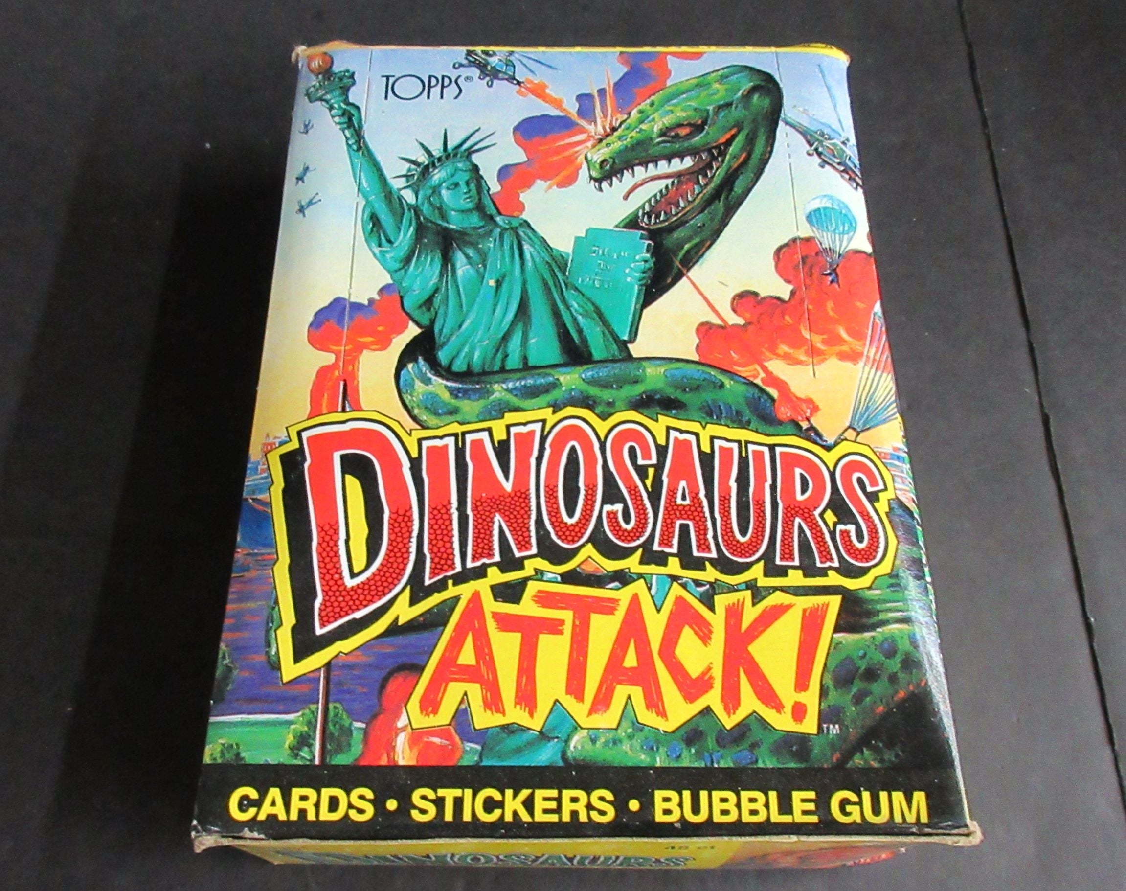 1988 Topps Dinosaurs Attack Unopened Wax Box (Authenticate)