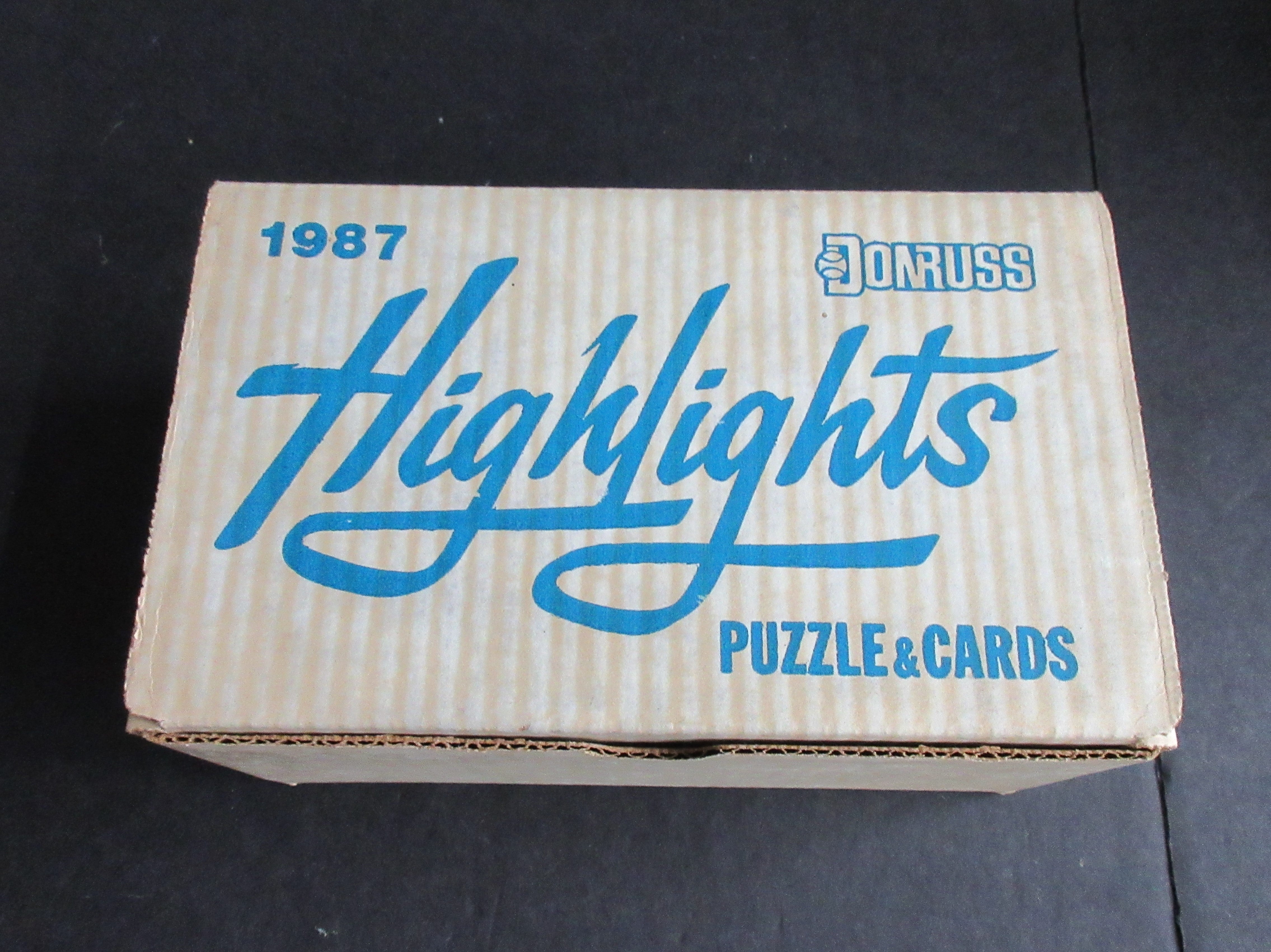 1987 Donruss Baseball Highlights Factory Set Box (15 Sets) (Authenticate)