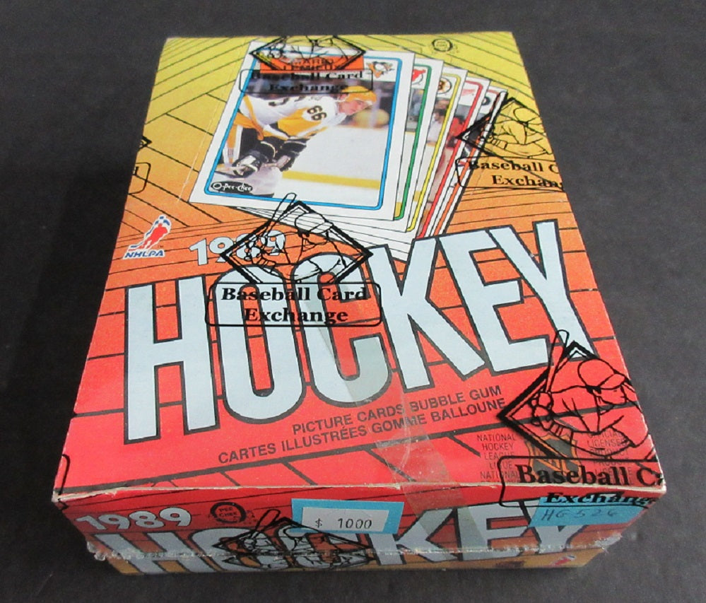 1988/89 OPC O-Pee-Chee Hockey Unopened Wax Box (Tape) (BBCE)