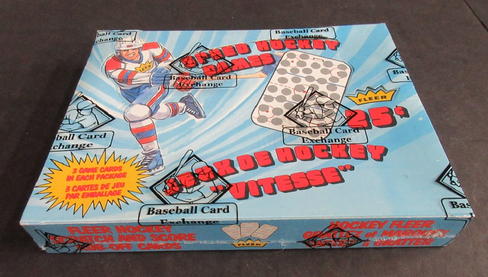 1984/85 Fleer Speed Hockey Games Unopened Box (BBCE)