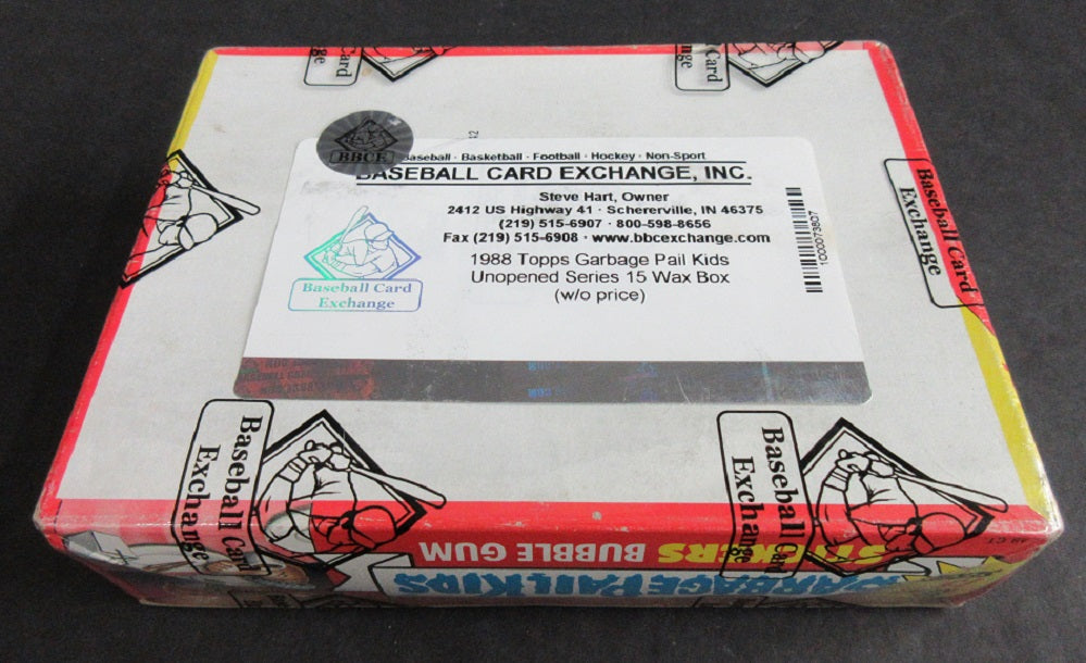 1988 Topps Garbage Pail Kids Series 15 Unopened Wax Box (w/o price) (Non) (BBCE)