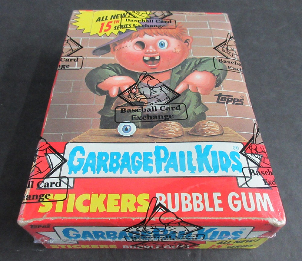 1988 Topps Garbage Pail Kids Series 15 Unopened Wax Box (w/ price) (Non) (BBCE)