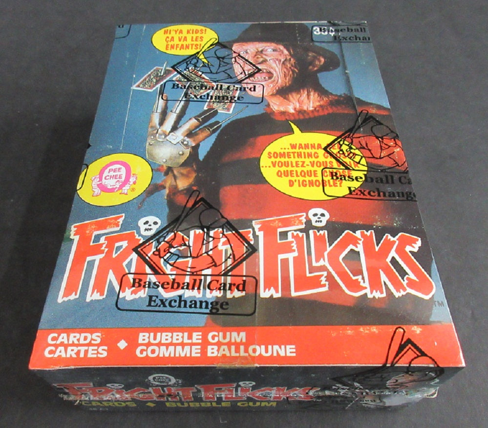 1988 OPC O-Pee-Chee Fright Flicks Unopened Wax Box (BBCE)