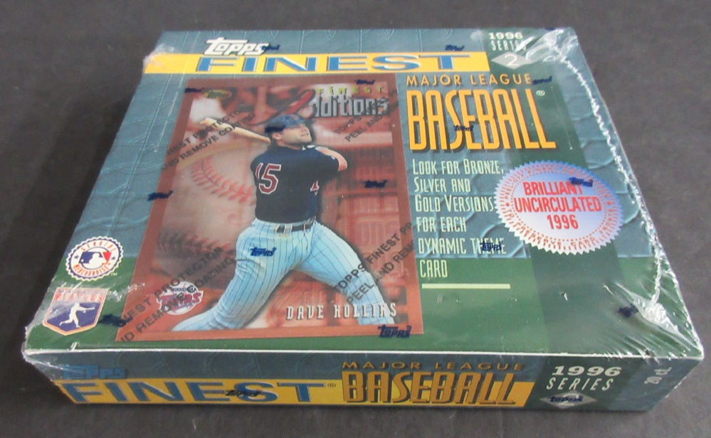 1996 Topps Finest Baseball Series 2 Box (Retail) (20/6)