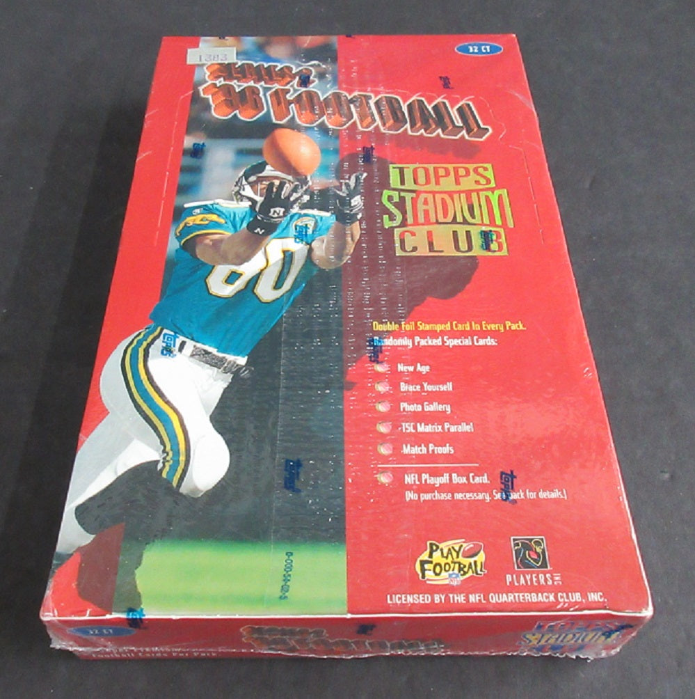 1996 Topps Stadium Club Football Series 2 Box (Retail) (32/7)